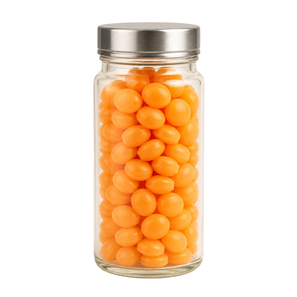 Tenzy Mango caffeine mints bottle